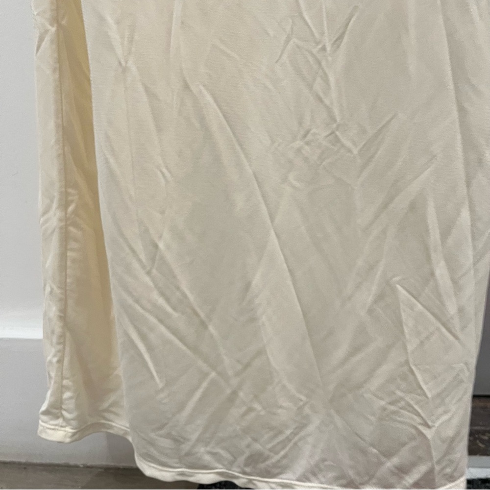 White Sheer Panel Maxi Dress - Picture 9 of 12
